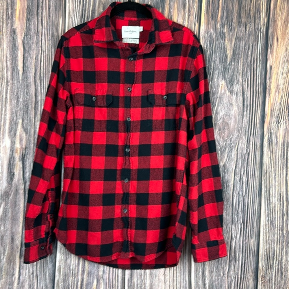 Great Flannel Button Down Top- Medium